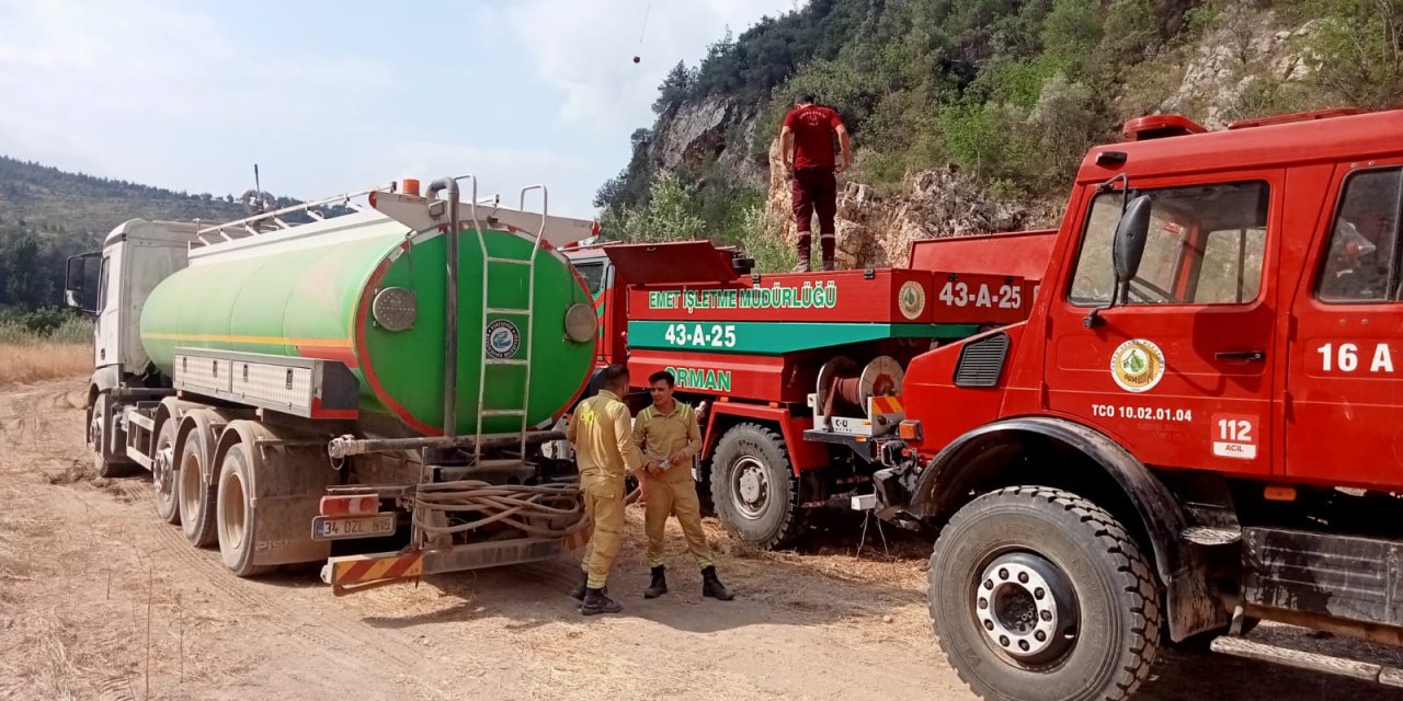 Büyükşehir'den Bilecik yangınına destek