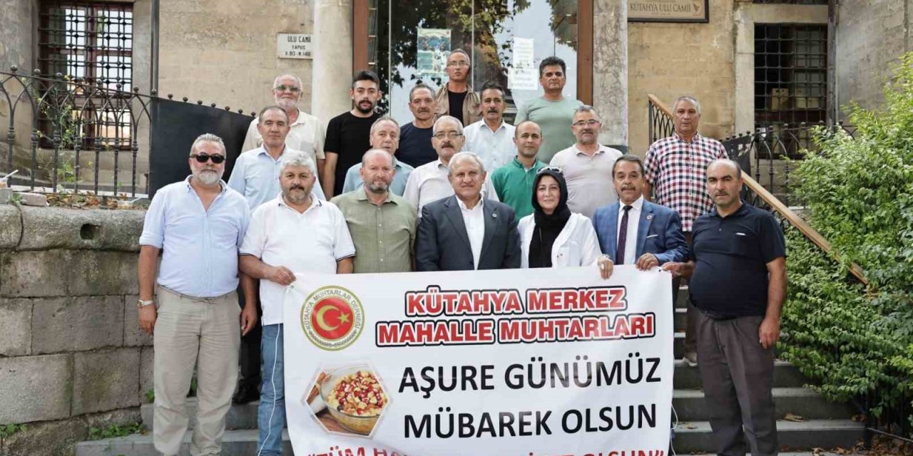 Kütahya merkez muhtarlarından Muharrem ayında anlamlı etkinlik