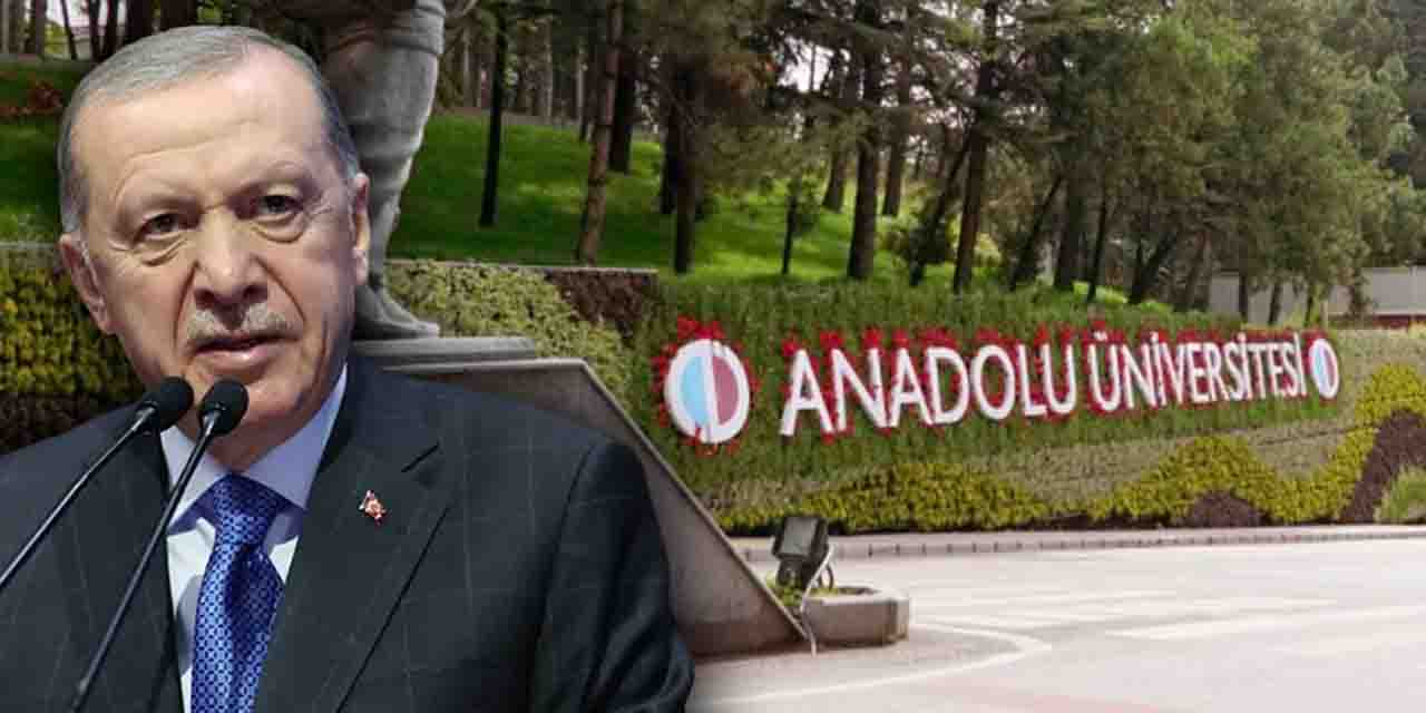 Cumhurbaşkanı Erdoğan kararı imzaladı: Anadolu Üniversitesi'nde 2 bölüm kapatıldı