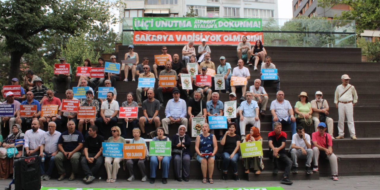 Eskişehir'de maden kanununa karşı yaşam nöbeti