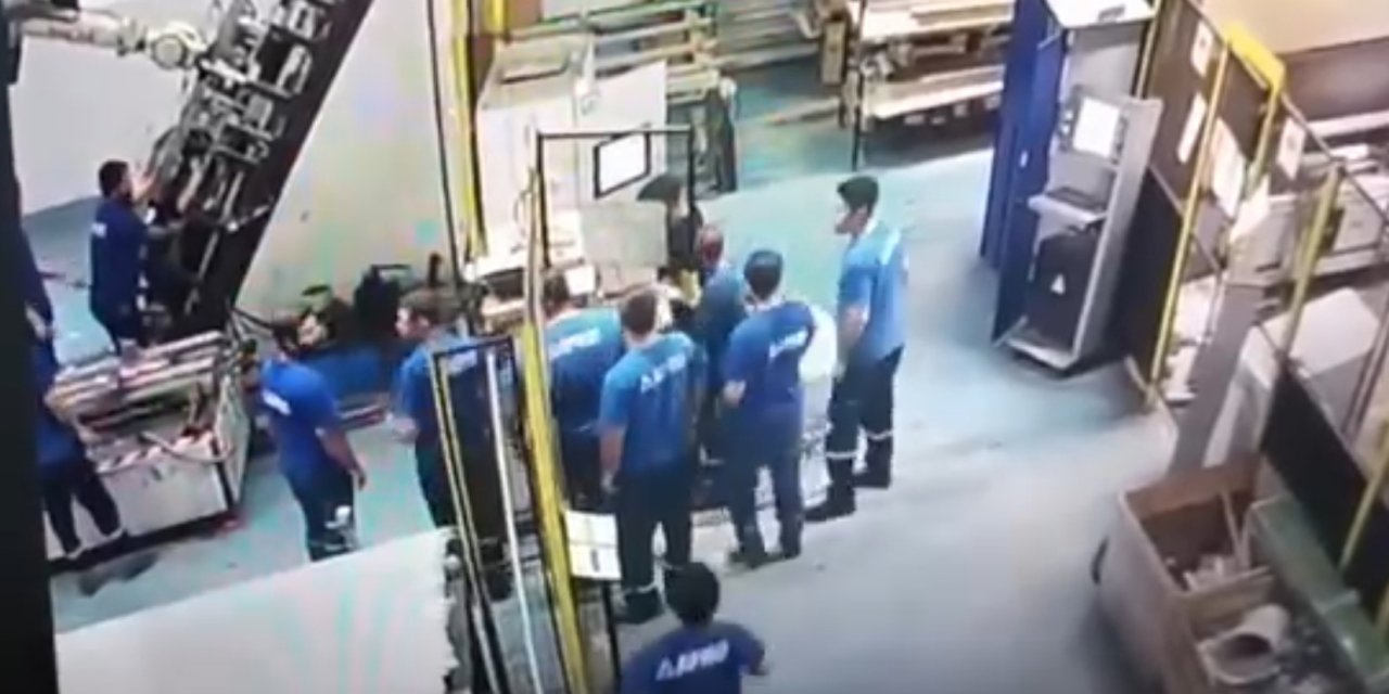 Feci iş kazasında işçi ağır yaralandı