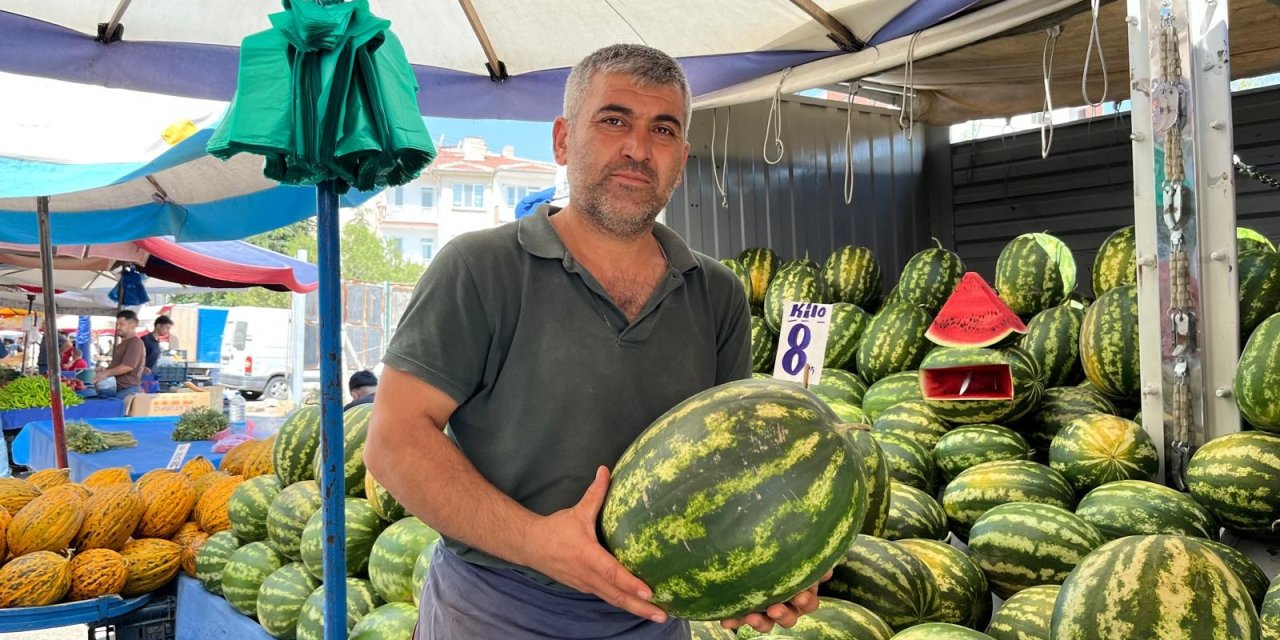 Eskişehir'de karpuz satışları düşük kaldı
