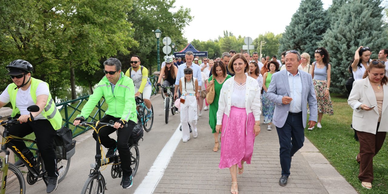 Eskişehir'in ilk bisiklet parkı hizmete açıldı