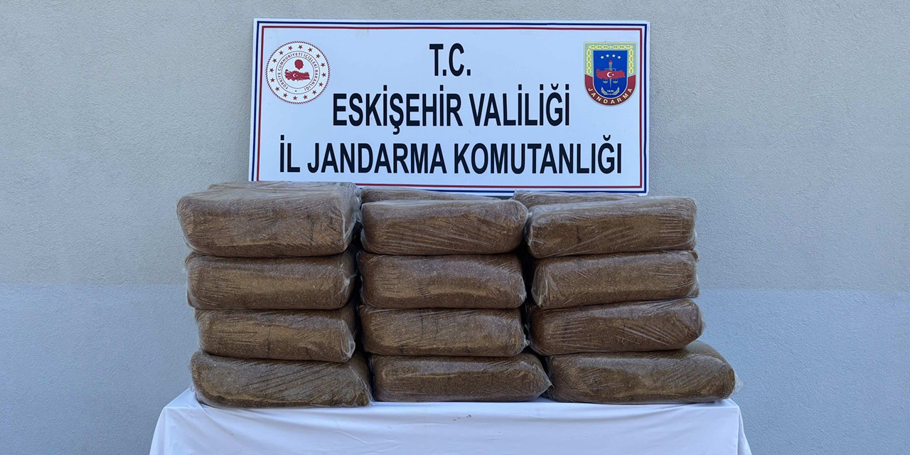 Eskişehir'de jandarma ekipleri kaçak tütün ele geçirdi