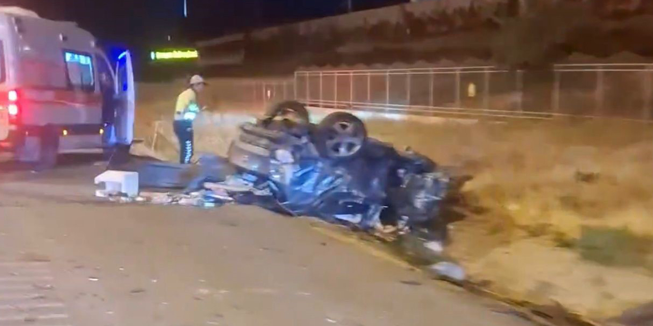 Eskişehir istikametinde ters yöne giren otomobil can aldı