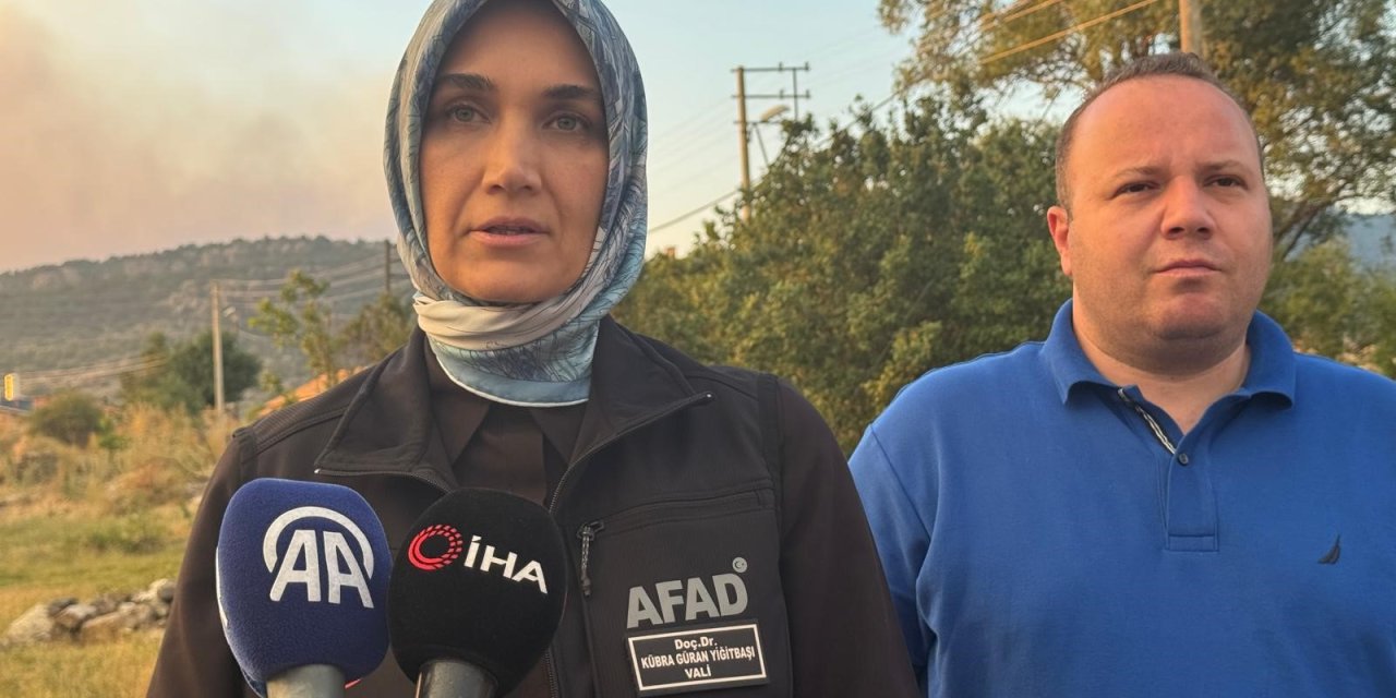 Seyitgazi'deki yangın nedeniyle Afyon'da bir köy tahliye edildi
