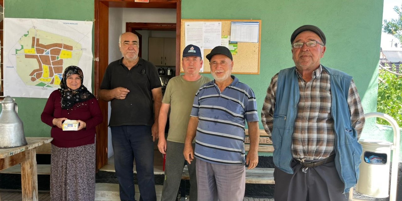Eskişehir'de çıkan orman yangını için köylüler seferber oldu