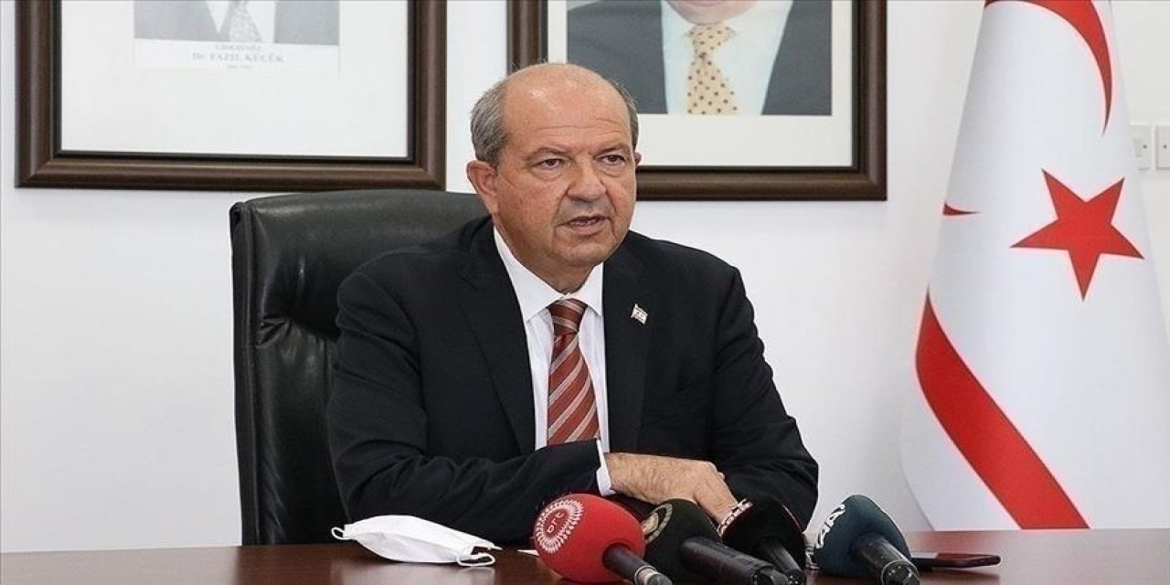 KKTC Cumhurbaşkanı Ersin Tatar şehitleri andı