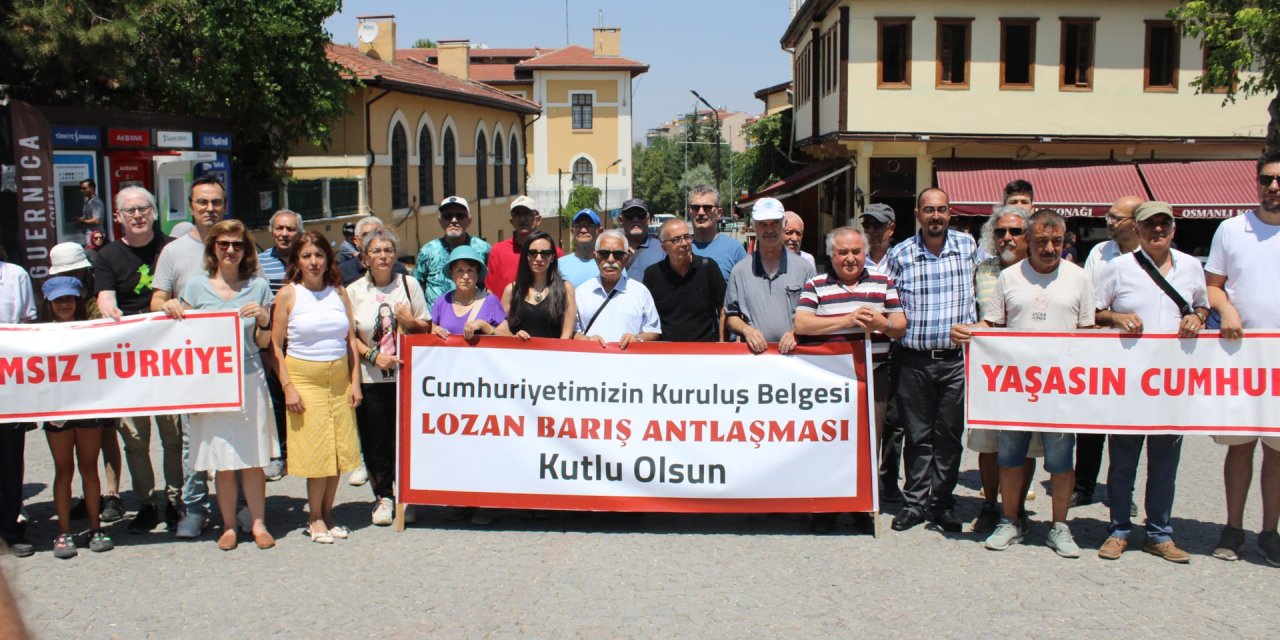 Lozan Antlaşması’nın 102. yıl dönümü için tören düzenlendi