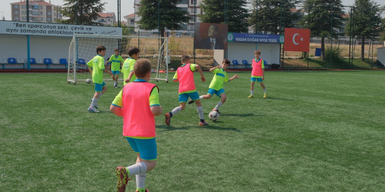 Eskişehir'de çocuklar yaz tatilini dolu dolu geçiriyor