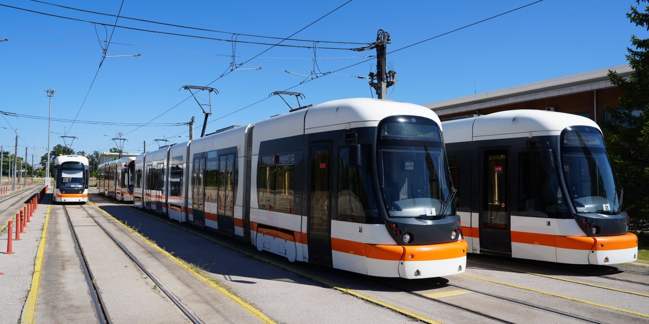 Eskişehir'de gece tramvay seferlerine geçici ara