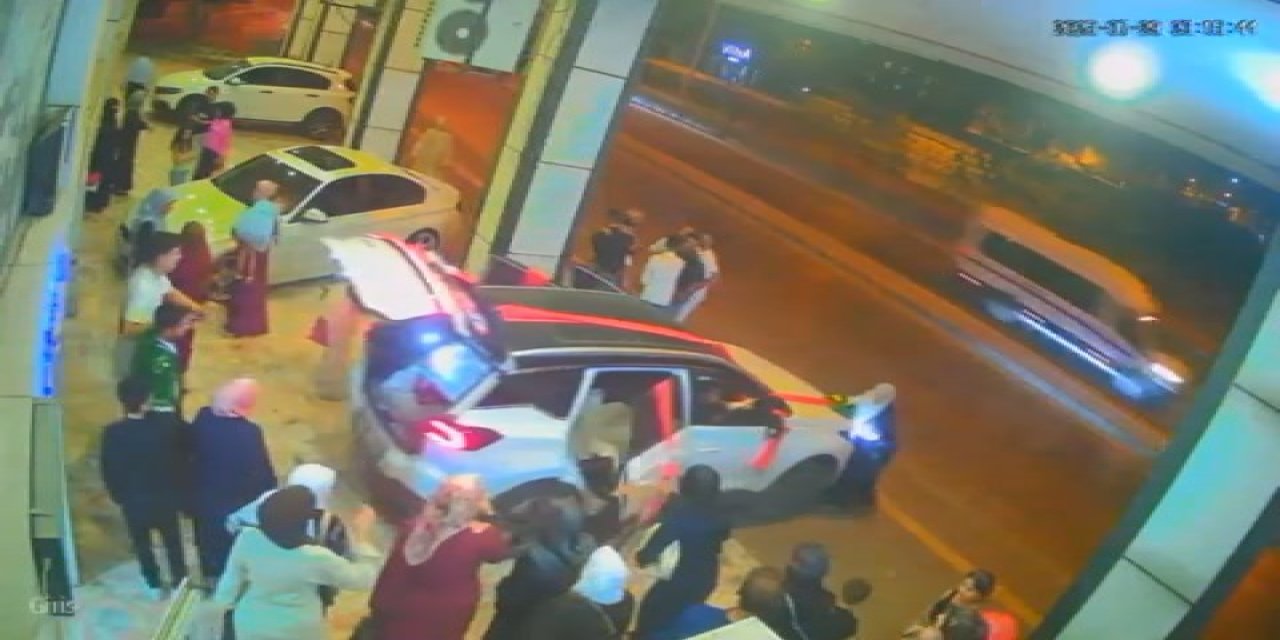 Bursa'da gelin ve damadın yaşadığı kaza yürekleri ağza getirdi