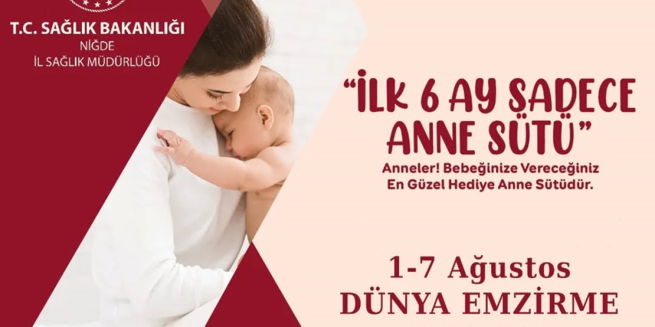 "Anne sütü bebek sağlığı için hayati bir kaynak"
