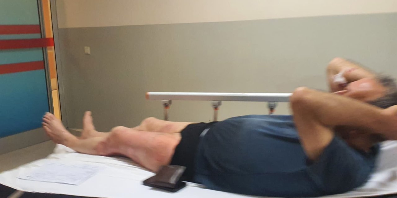 Üzerine kaynar su dökülen yaşlı adam yaralandı