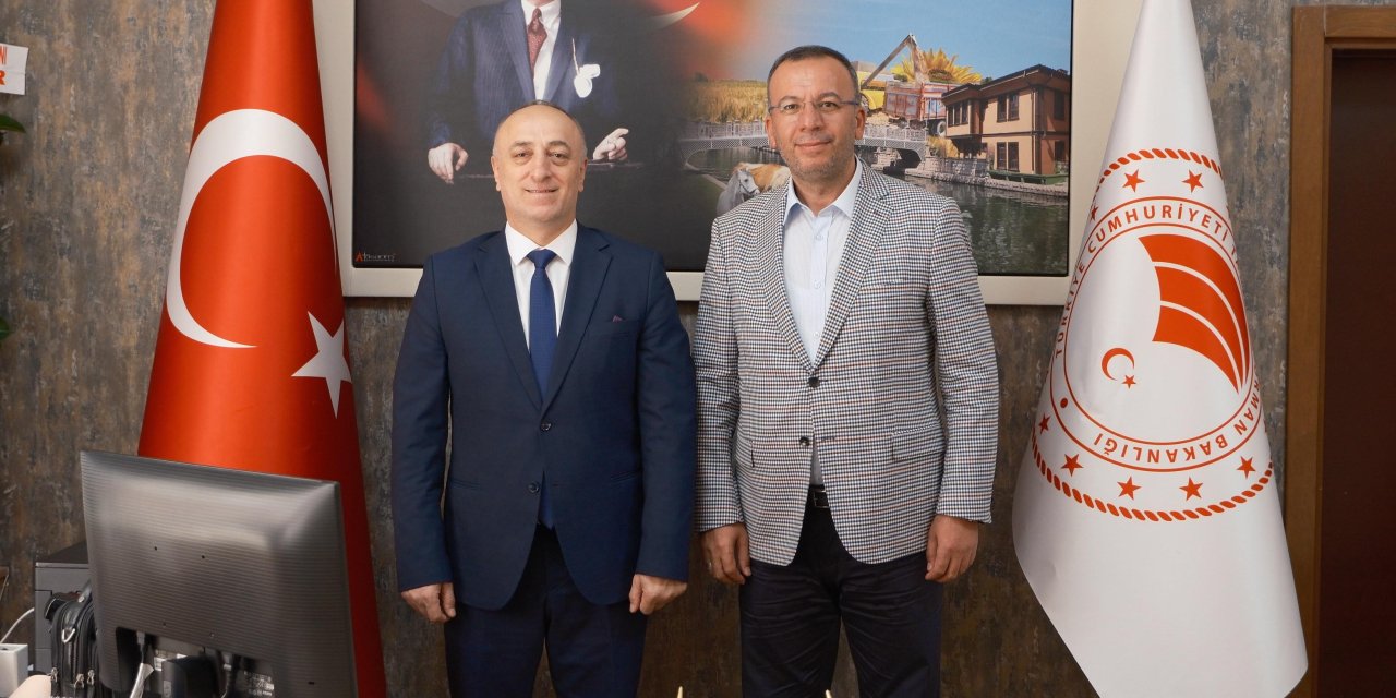 Ahmet Sivri'den yeni İl Tarım ve Orman Müdürü'ne ziyaret