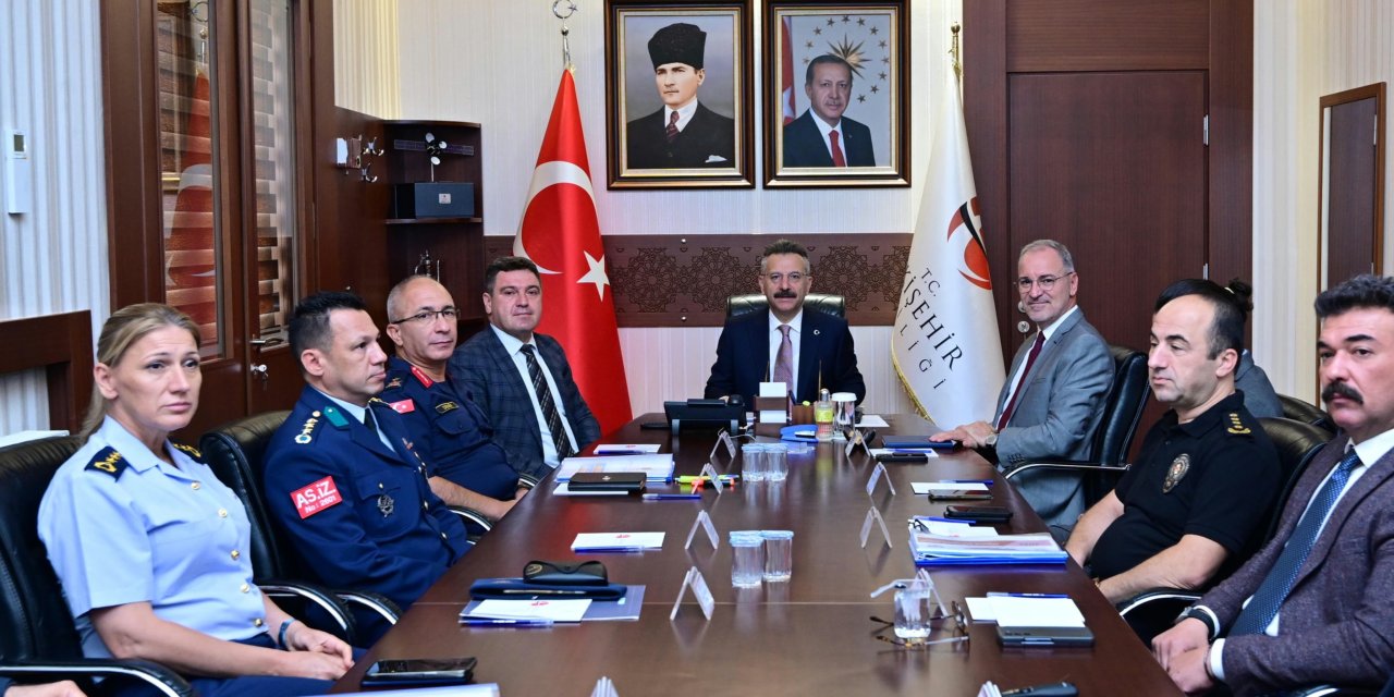 Eskişehir'in güvenliğine yönelik çalışmalar değerlendirildi