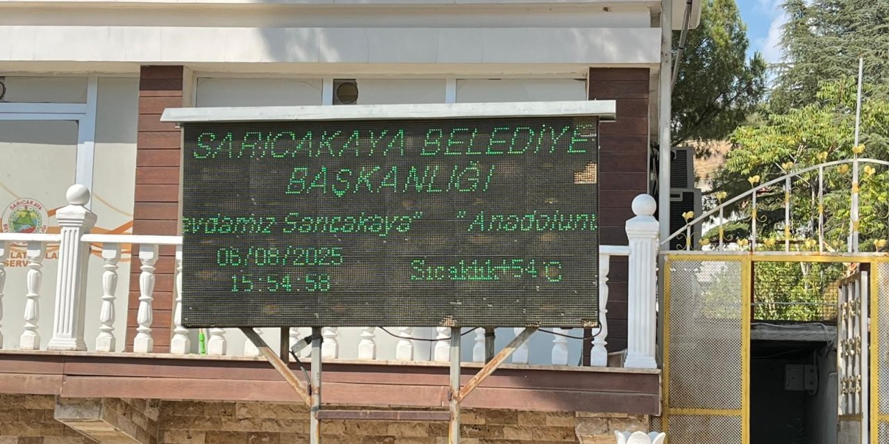 Sarıcakaya sıcaklıkta tüm sahil kentlerini geride bıraktı