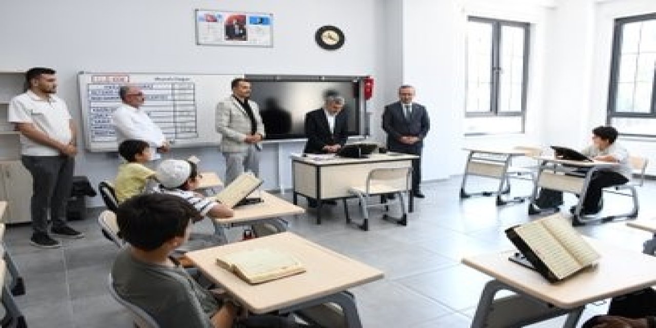 Eskişehir'de hafızlık kursu dersleri yerinde incelendi