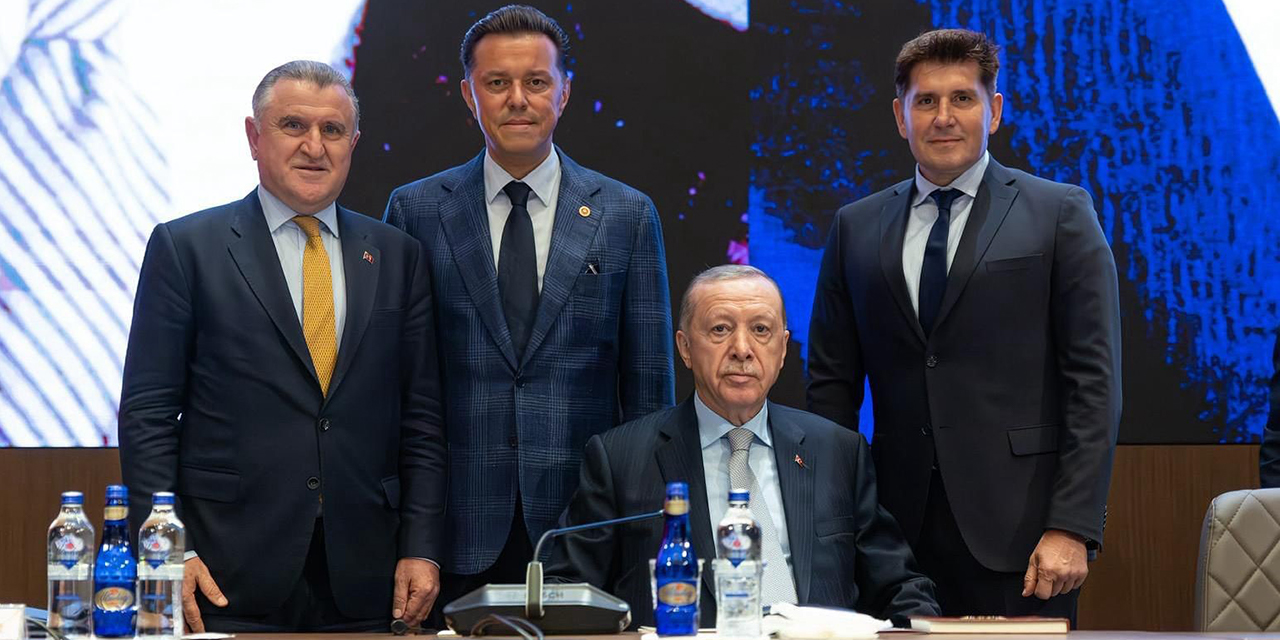 Nebi Hatipoğlu ve Jeyap Heper'den Erdoğan'a ziyaret