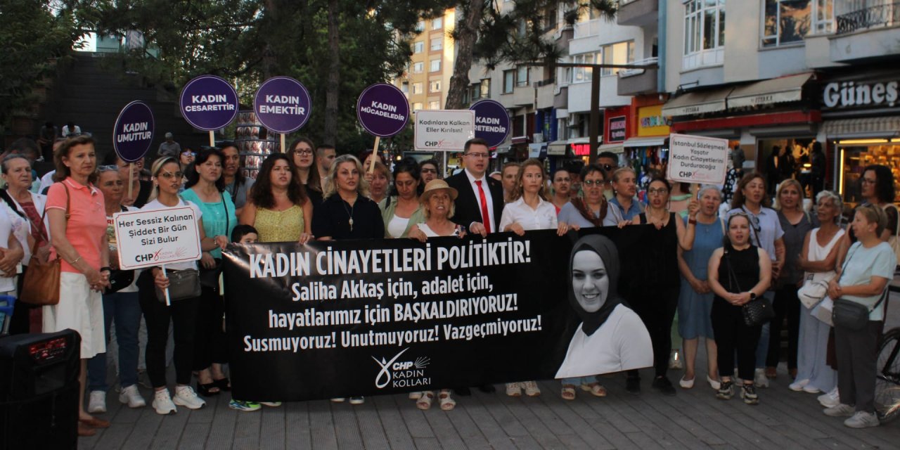 CHP’li kadınlardan cinayetlere tepki