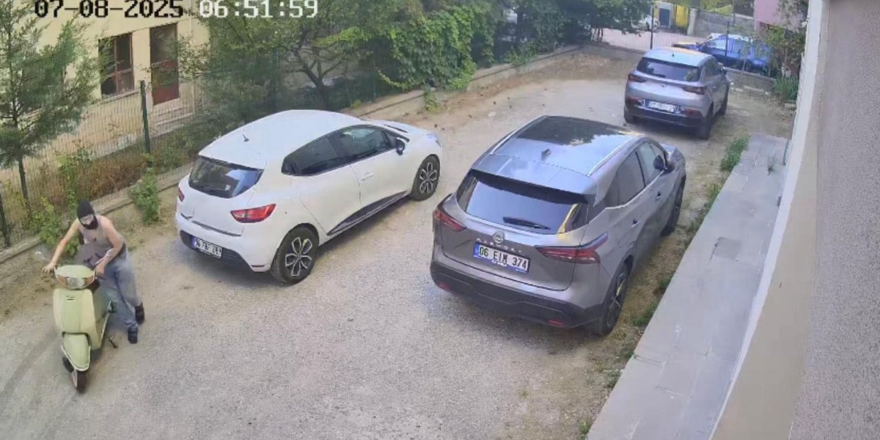 Kar maskeli hırsız panik yarattı