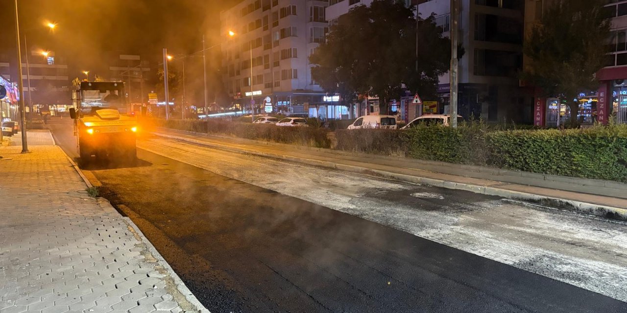 Eskişehir'deki o caddede yol çalışmaları tamamlandı