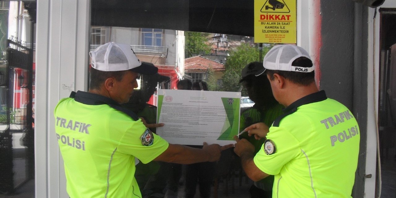 Bozkır’da trafik denetimleri