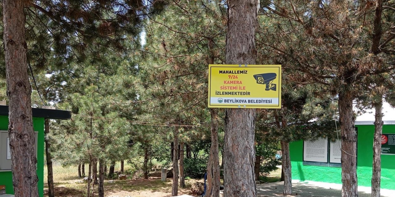 Beylikova'da tüm kırsal mahalleler güvenlik kamerası ile donatıldı