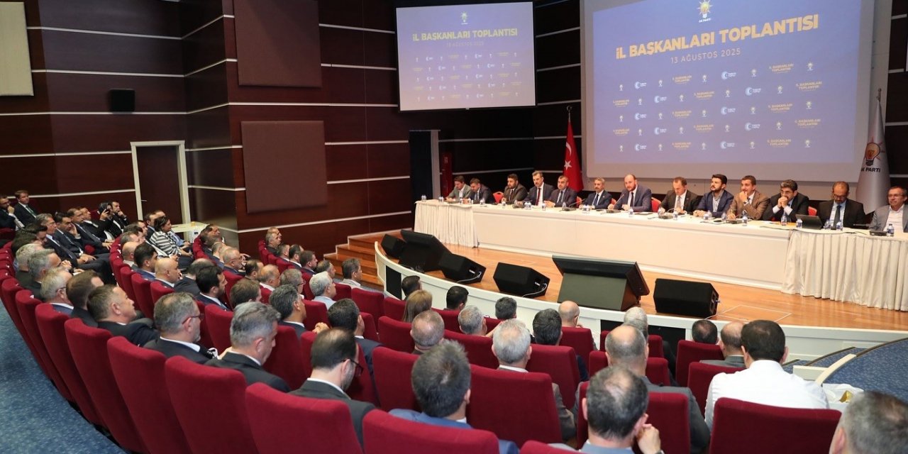 Yıldırım, Daraltılmış İl Başkanları Toplantısı’na katıldı
