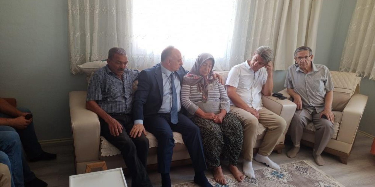 Orman şehidi Tolunay Kocaman'ın ailesine anlamlı ziyaret