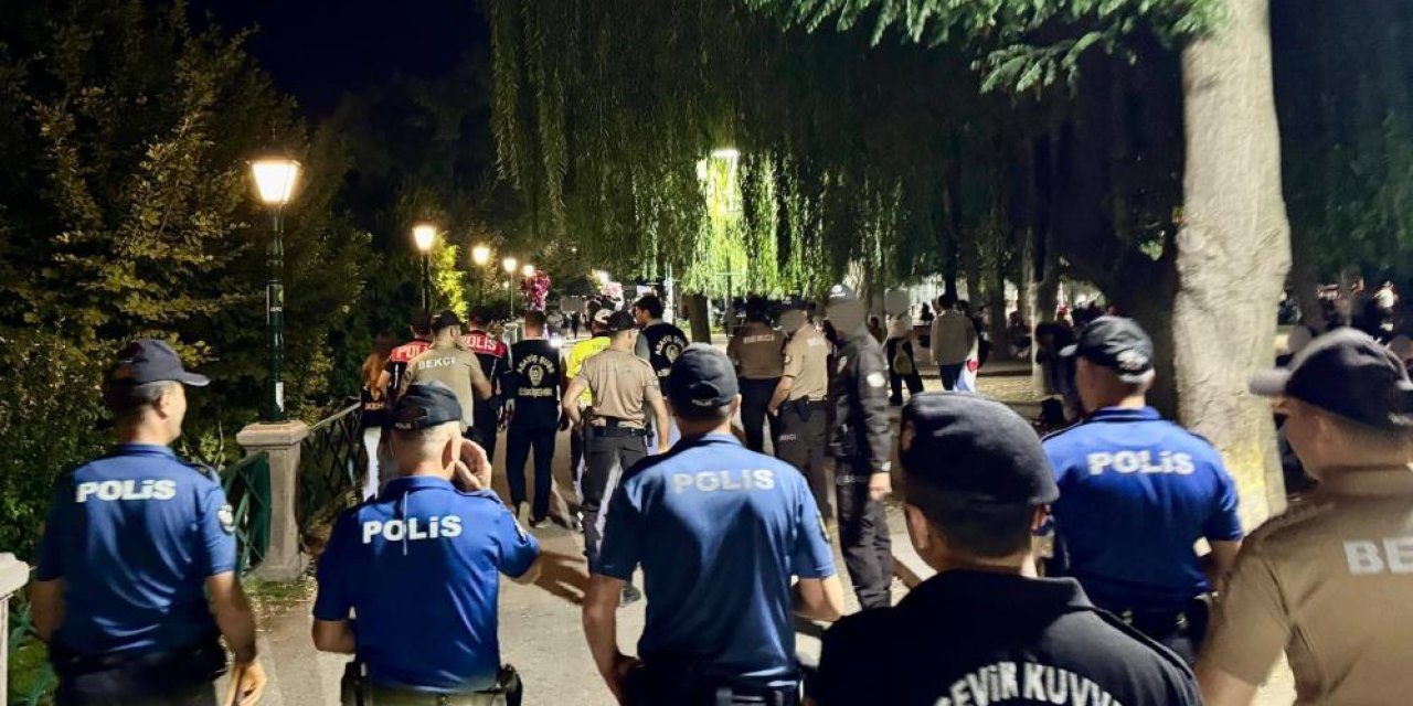 Polis ekiplerinden geniş kapsamlı uygulama
