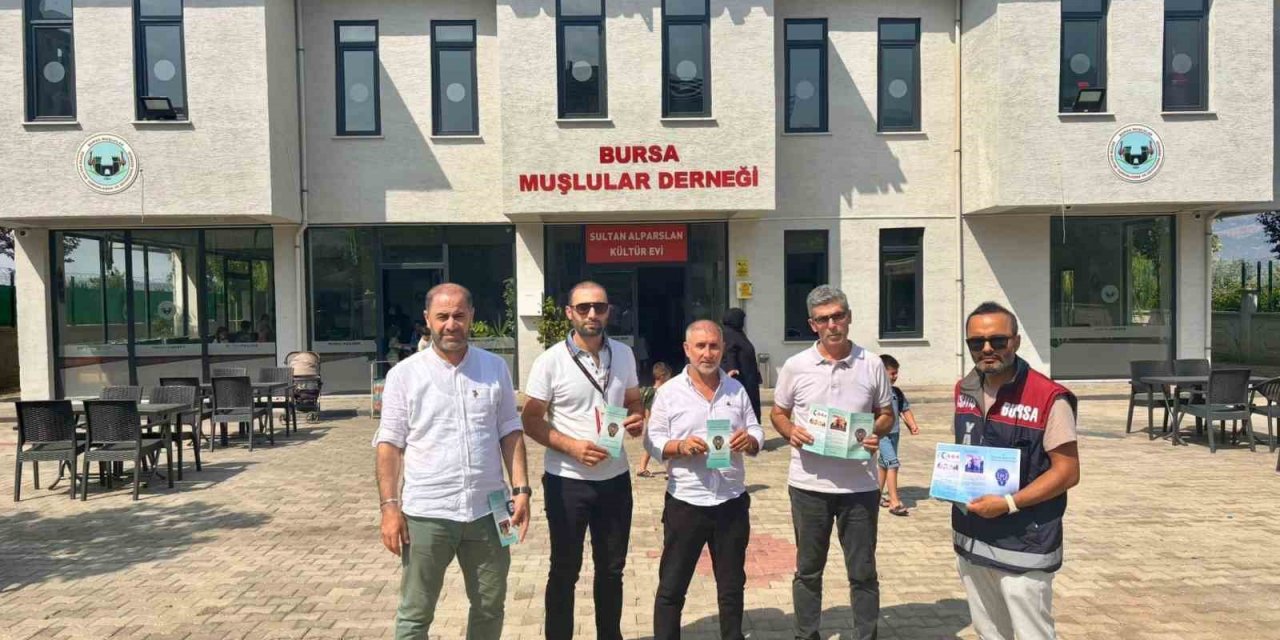 Bursa’da dolandırıcılara karşı 100 bin kişiye bilgilendirme