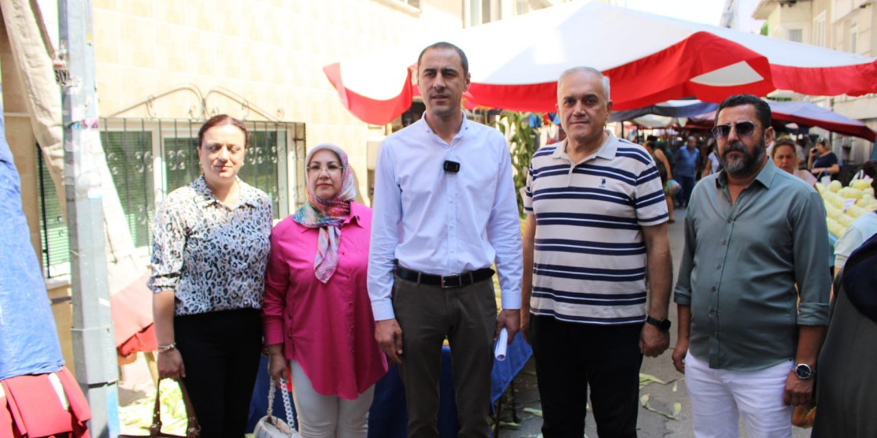 Çağlar Ölce pazarda tarım politikalarını eleştirdi