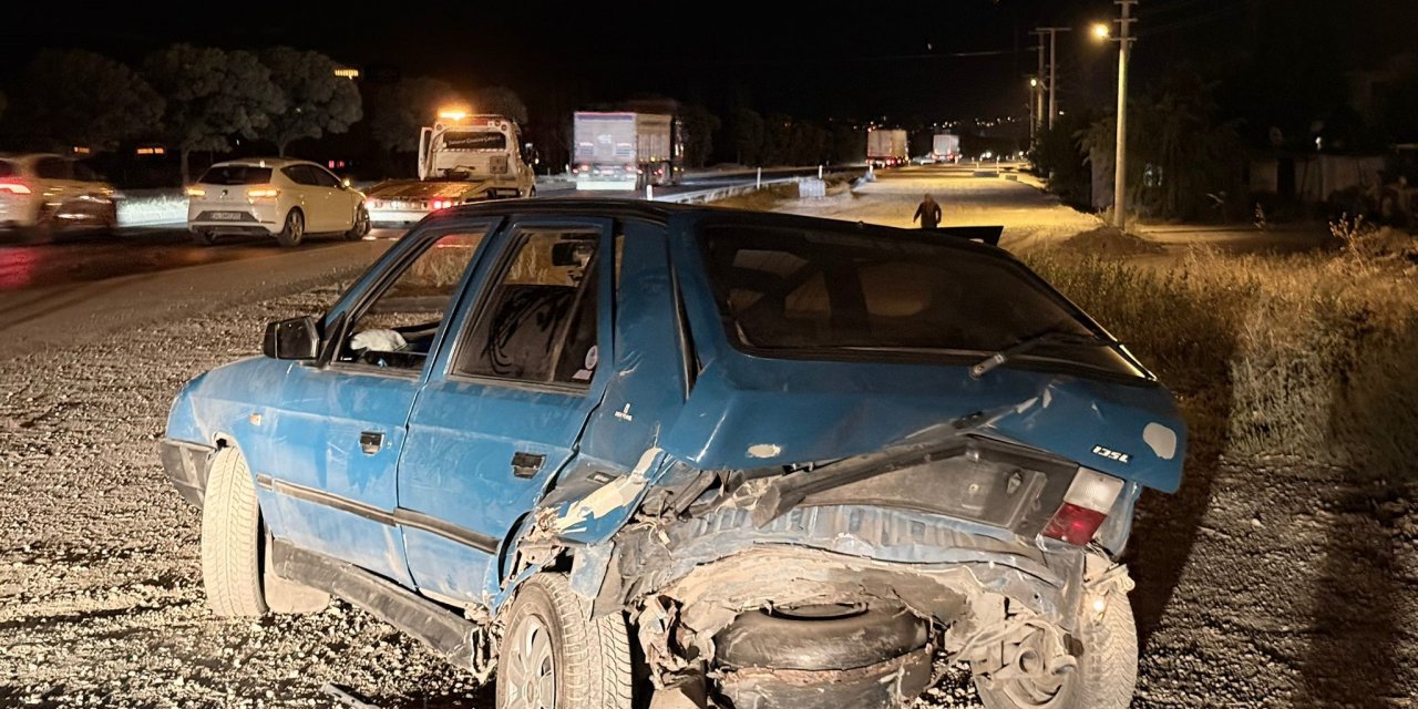 Afyonkarahisar'da korkutan kaza: 2 yaralı