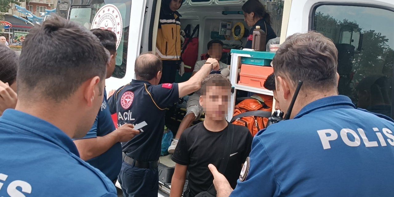 Çocuklar arasında çıkan bıçaklı kavgada 2 yaralı!