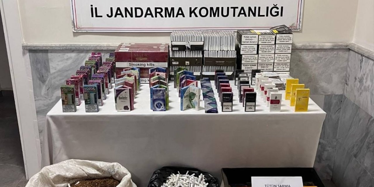 19 kilogram dökme tütün ele geçirildi