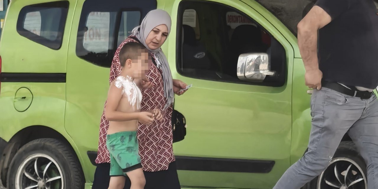 7 yaşındaki çocuk yanlışlıkla kendini yaktı