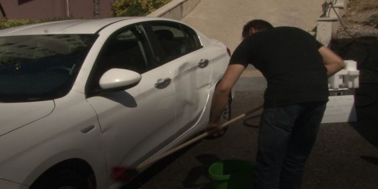 Ankara'da boşa akan suyu vatandaşlar böyle değerlendirdi