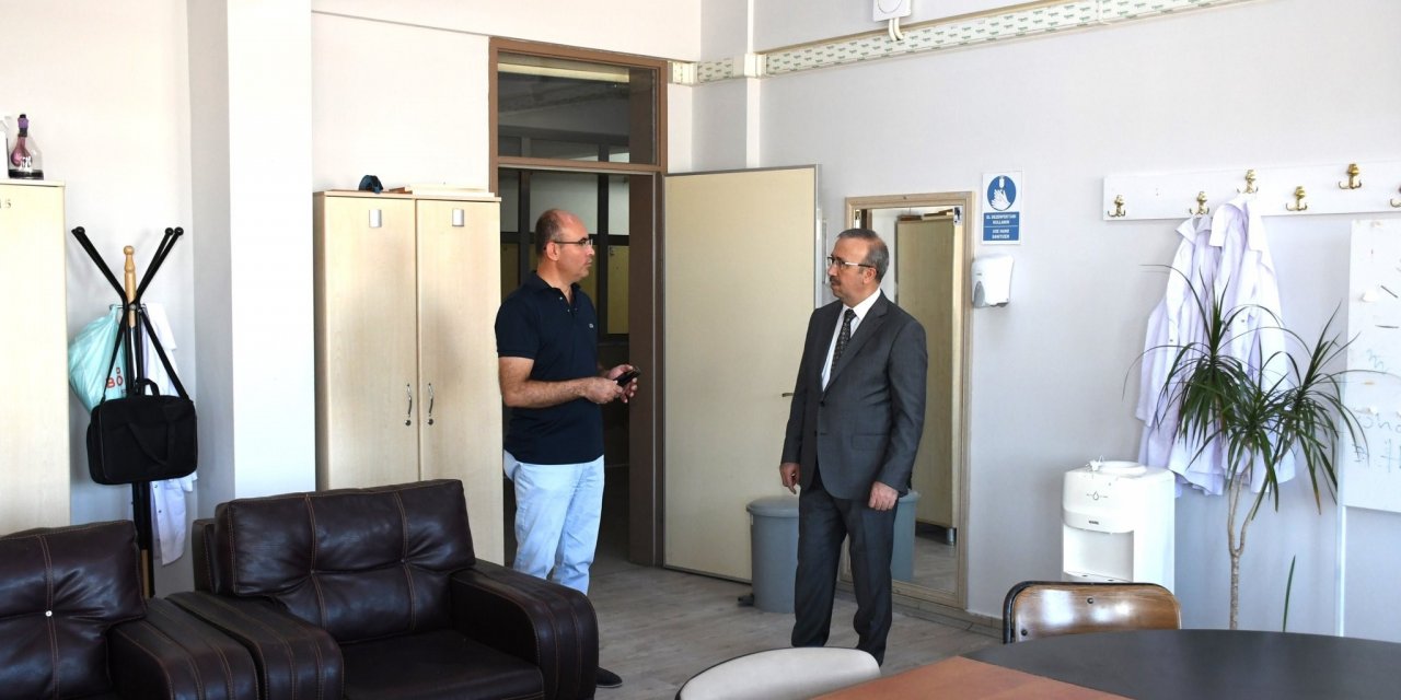 Eskişehir Milli Eğitim Müdürü yeni dönem öncesi inceleme yaptı
