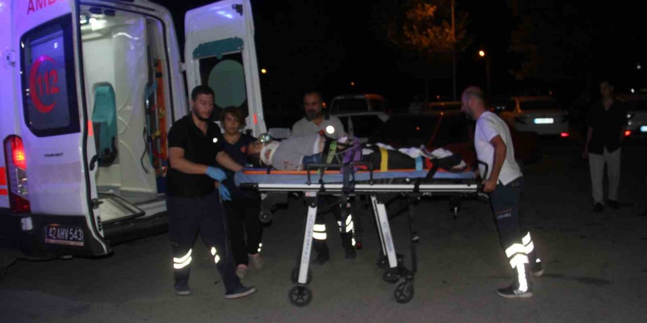 Konya’da otomobiller çarpıştı: 2’si ağır 4 yaralı