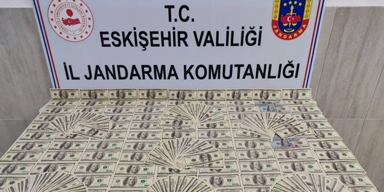 Piyasa değeri yaklaşık 1 milyon TL olan sahte dolarlar ele geçirildi