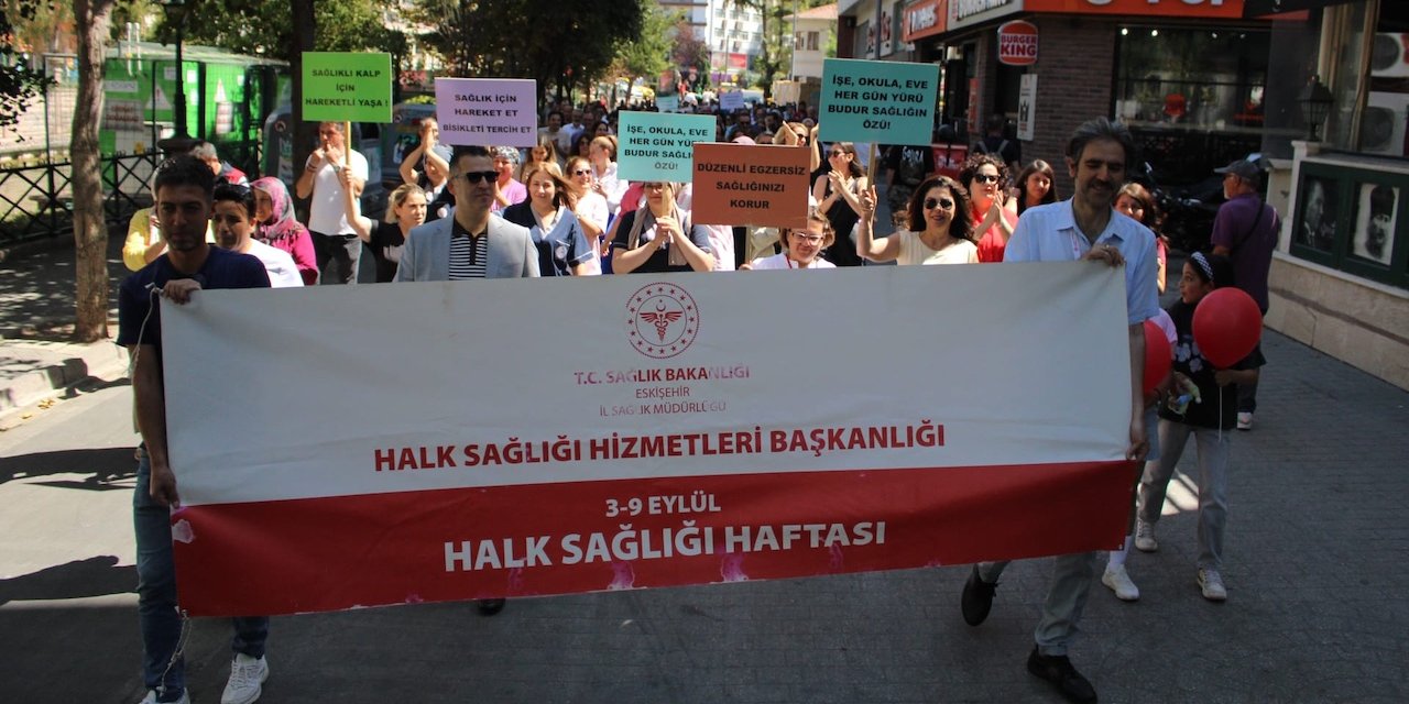 Eskişehir'de halk sağlığı için yürüyüş
