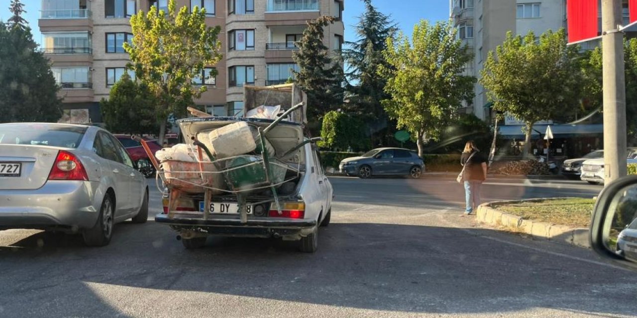 Trafikte tehlike saçtı