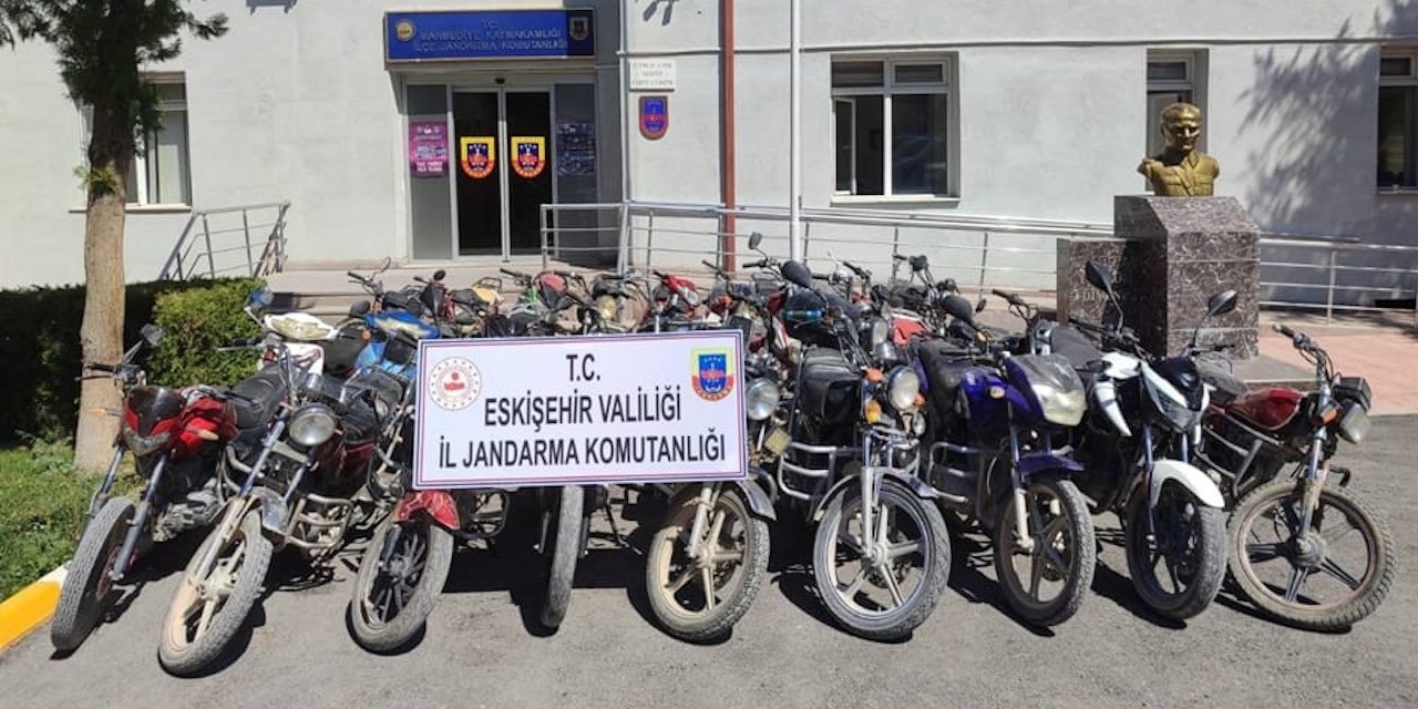 Mahmudiye'de motosiklet operasyonu