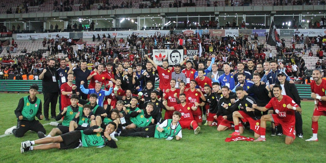 Eskişehirspor'un 3 puan sevinci