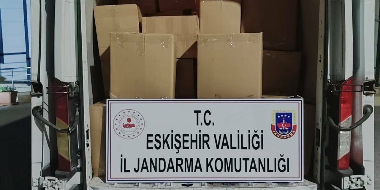 Eskişehir’de 1 ton kaçak tütün ele geçirildi