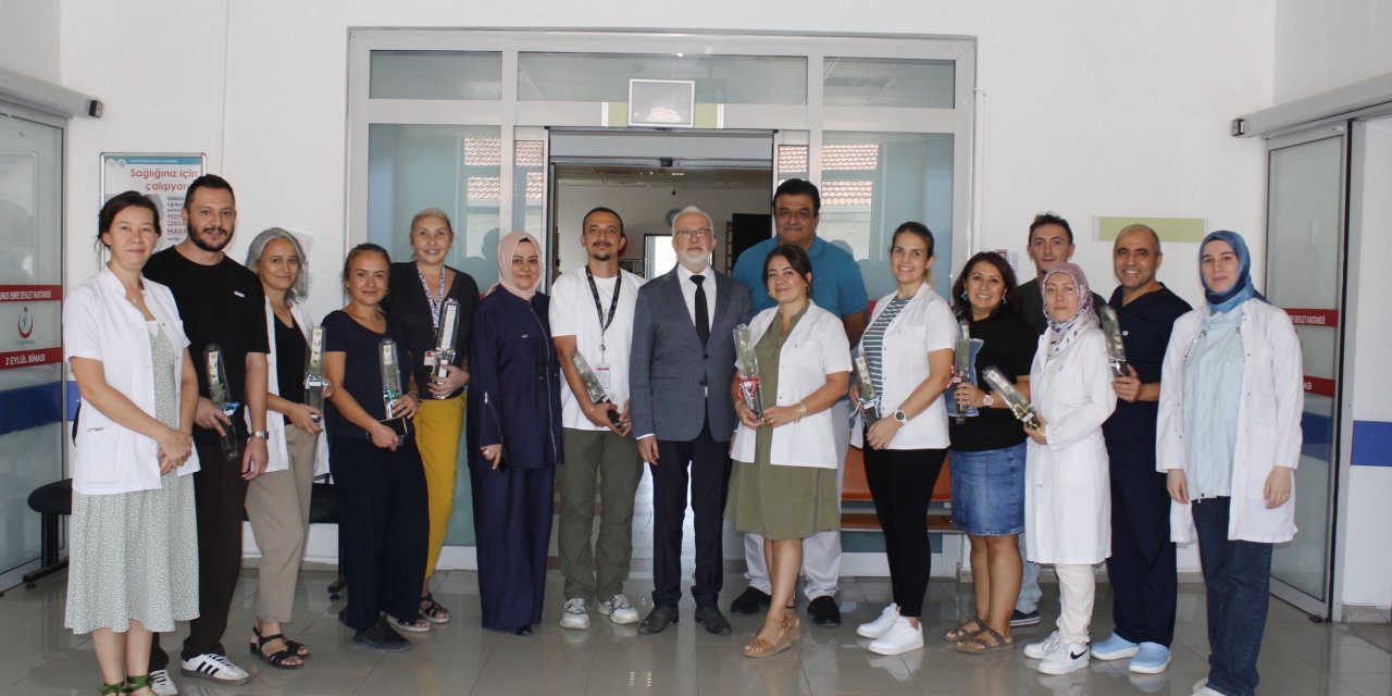 İl Sağlık Müdürü Bildirici fizyoterapistleri ziyaret etti
