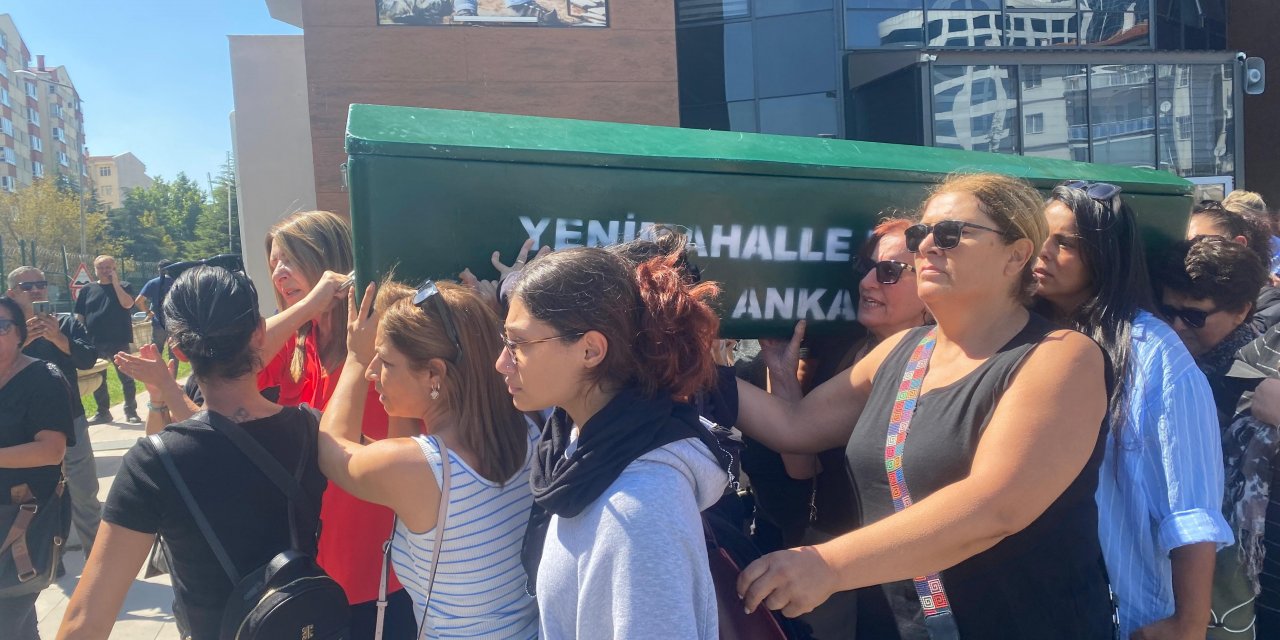 Kayınpederi tarafından öldürülen Başak Gürkan son yolculuğuna uğurlandı