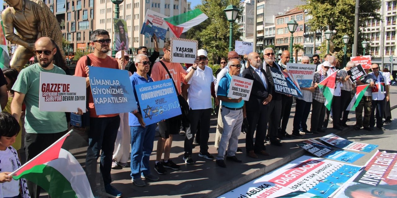 Eskişehir'de Filistin protestosu: Bu sefer eleştirilerin odağında muhalefet var!