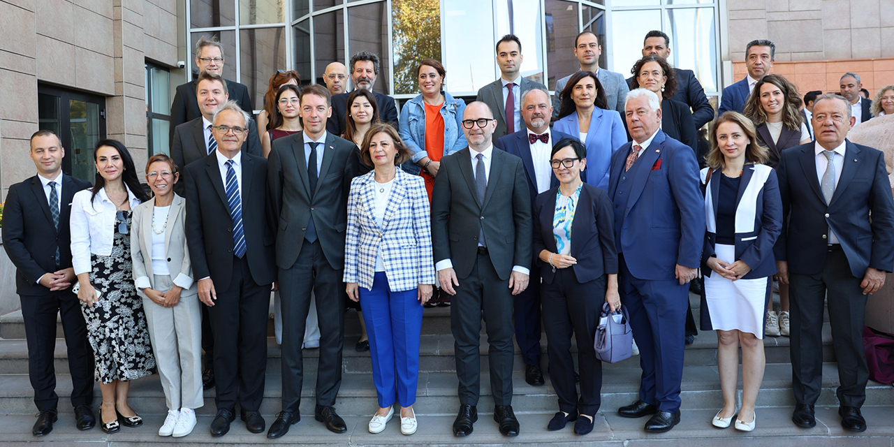 Avrupa Birliği heyeti Ünlüce’yi makamında ziyaret etti